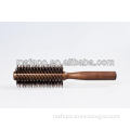 2015 hot new natural wooden handle round hair brush